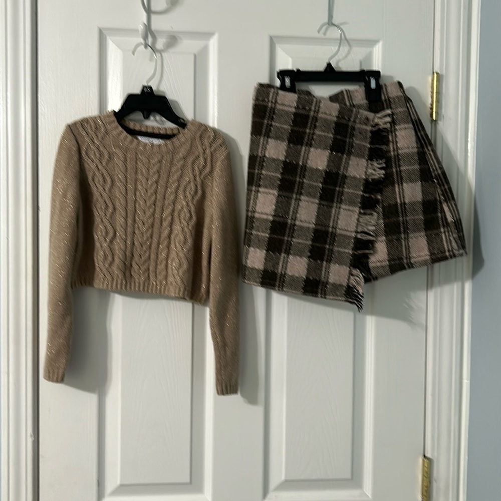 Size 7/8 skirt set how winter
